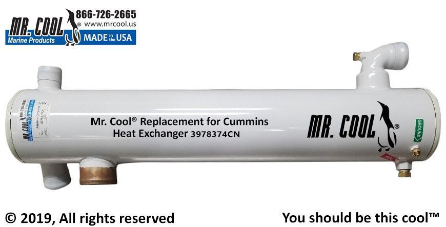 Cummins Heat Exchanger 3978734CN -  5x27 Replacement Part