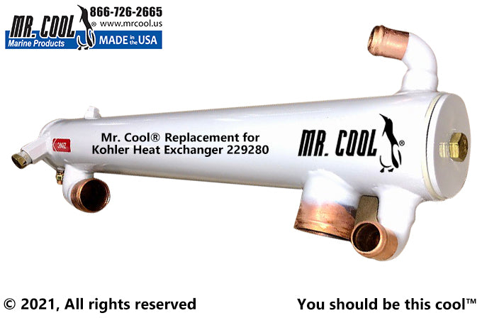 Kohler Heat Exhanger 229280 Replacement MR COOL