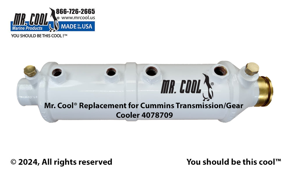 4078709 CUMMINS TRANSMISSION/GEAR COOLER & POWER STEERING COOLER REPLACEMENT