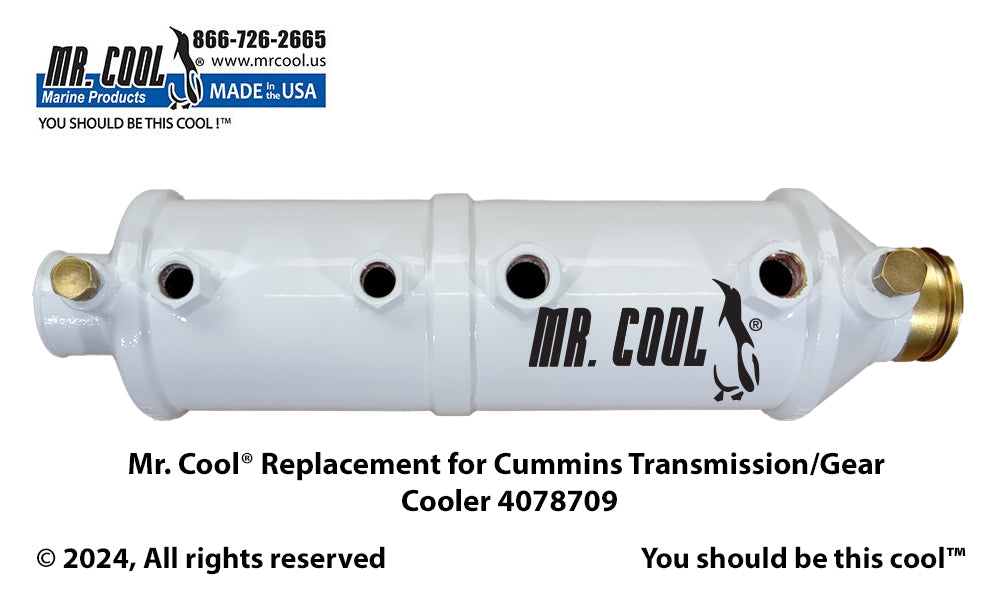 4078709 CUMMINS TRANSMISSION/GEAR COOLER & POWER STEERING COOLER REPLACEMENT