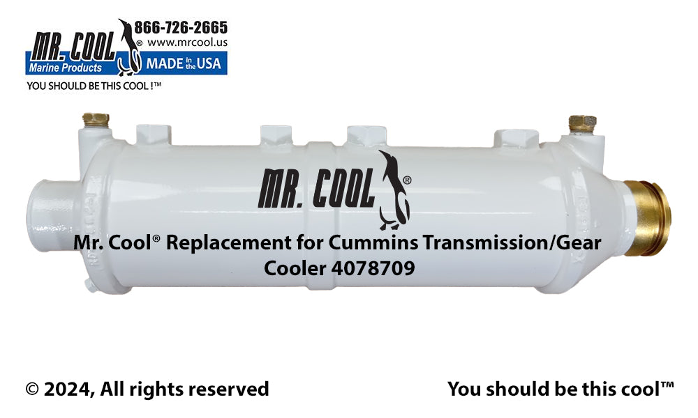 4078709 CUMMINS TRANSMISSION/GEAR COOLER & POWER STEERING COOLER REPLACEMENT