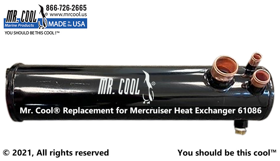Mercruiser 61086A7 3.0L Heat Exchanger Replacement