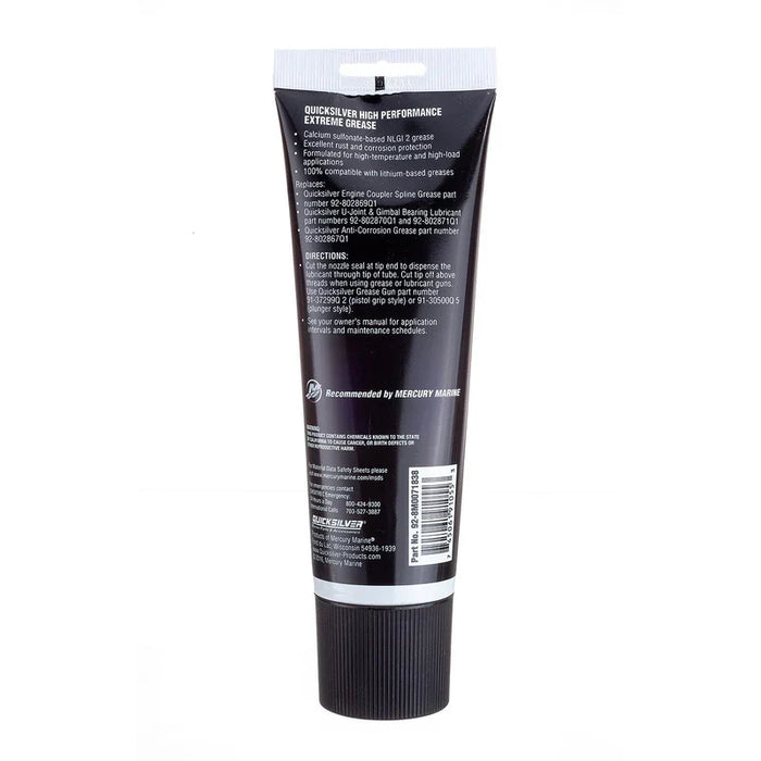 Quicksilver 8M0071838 High Performance Extreme NLGI 2 Marine Grease 227g