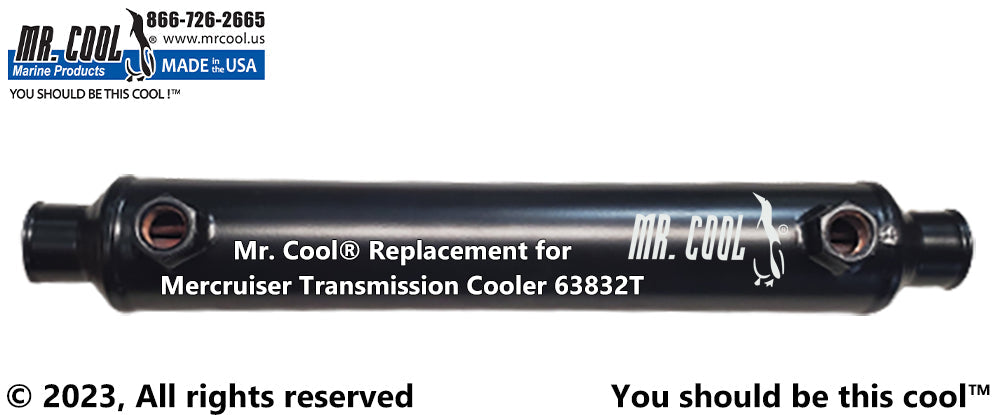 Mercruiser 63832T (3/8" NPT) Transmission Oil Cooler Replacement