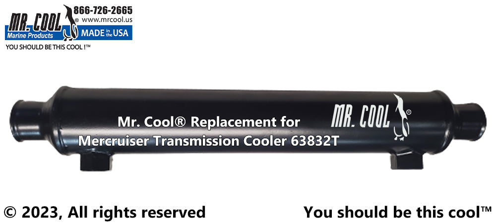 Mercruiser 63832T (3/8" NPT) Transmission Oil Cooler Replacement