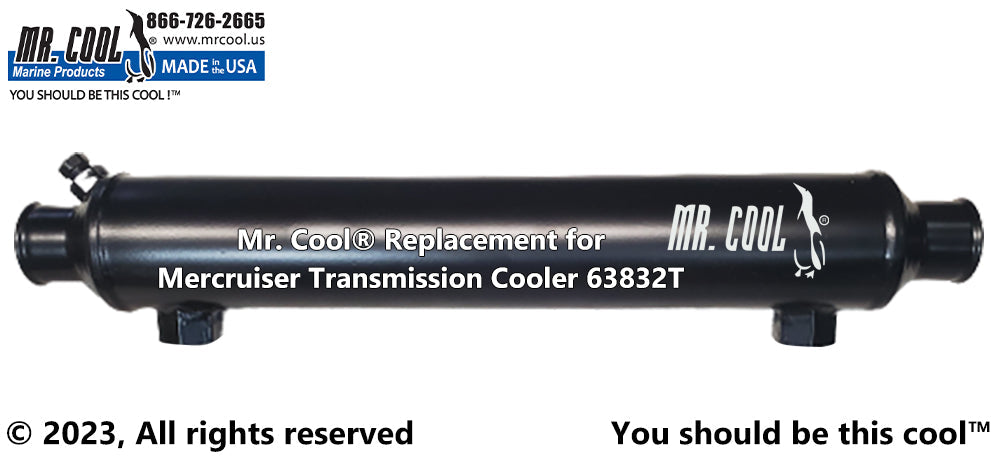 Mercruiser 63832T (3/8" NPT) Transmission Oil Cooler Replacement