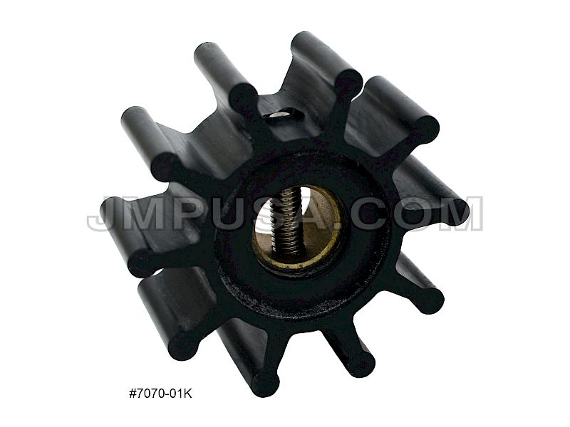 JMP 7070-01 Impeller (Jabsco 18653-0001, Vetus 00701)