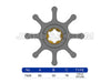JMP 7405-01 Impeller 65 X 50 X 16 (8 Blade)