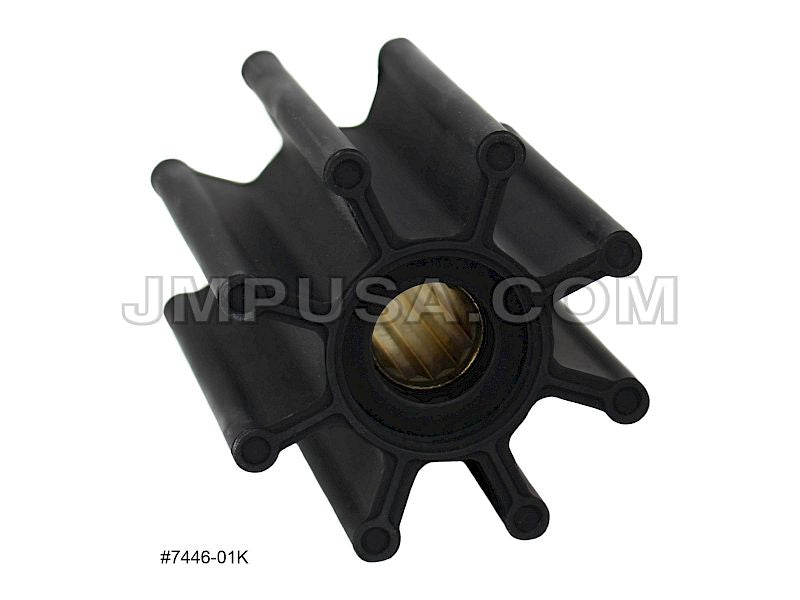 JMP 7446-01 Impeller (Jabsco 17018-0001, Volvo Penta 3583602)