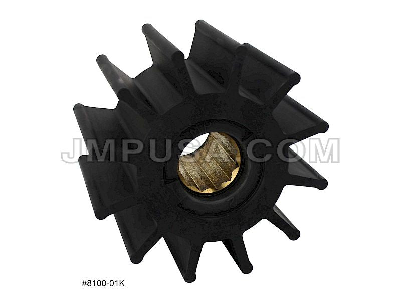 JMP 8100-01K Impeller (Johnson 09-819B) JMP Marine Flexible Impeller Kit