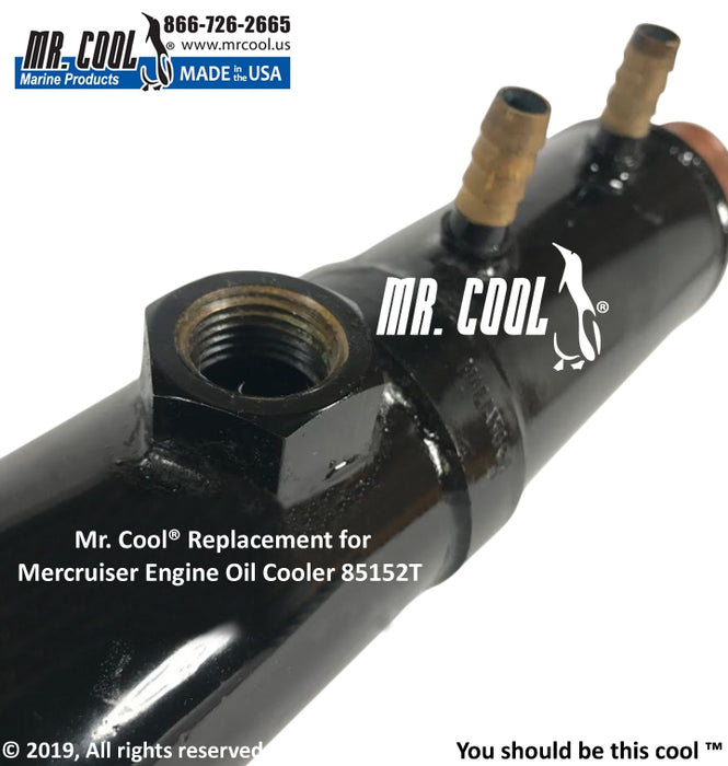 Mercruiser V8 425 & 454 Oil & Power Steering Cooler 85152T 17" x 2" Replacement
