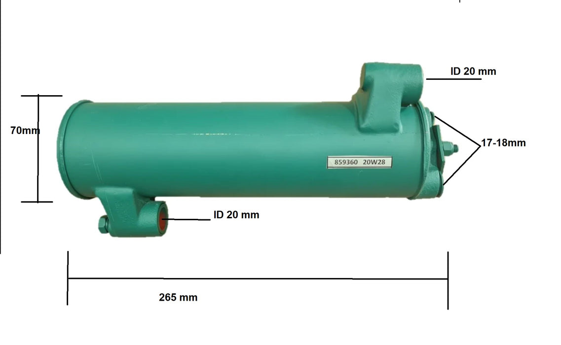 Volvo Penta 2002 & 2003 Heat Exchanger 859360, 840741 Replacement