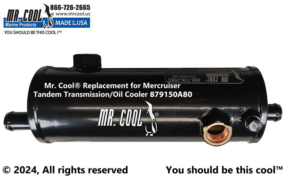 Mercruiser 879150A80 Zeus 3000 Horizontal Transmission Oil Cooler Replacement