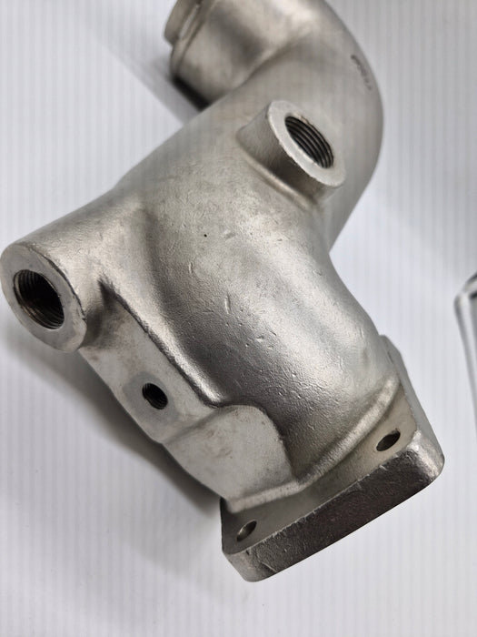 C08P Cast 316 Stainless Steel Exhaust Elbow for Cat 3208 (Port) 8L3454, CA8L3454
