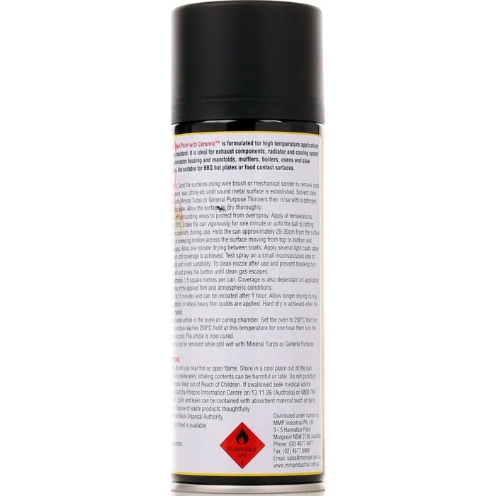 Dupli-Color High Heat Ceramic Paint Black 340g - DH1602
