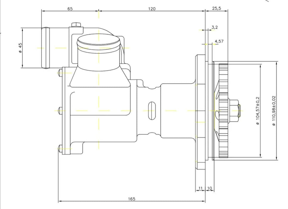 Iveco FPT8037357 / 8033072 Seawater Pump Replacement Ancor AN 4038
