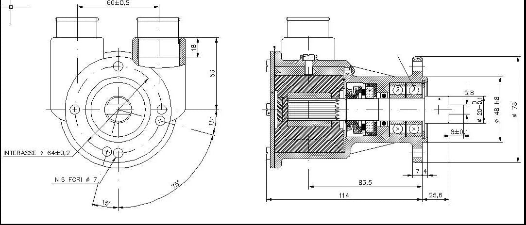 Ancor AN 5278 - ST274 Pump replaces Johnson 10-24386-01