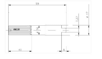Ancor Pump ST161 Shaft P/N AN 3503