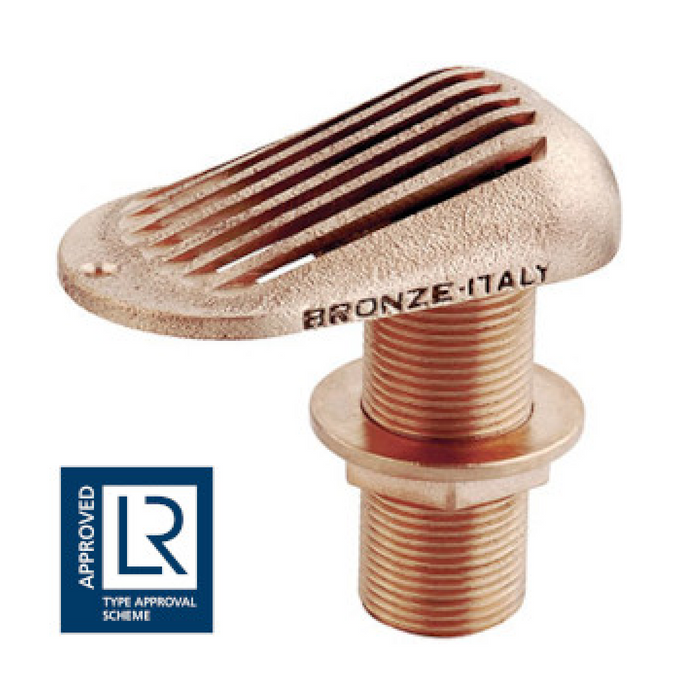 Bronze Thru-Hull Scoop Strainer 3/4" BSP - Maestrini