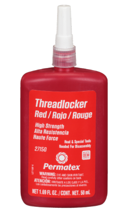 PERMATEX® PERMANANT THREADLOCKER RED , 50 ML