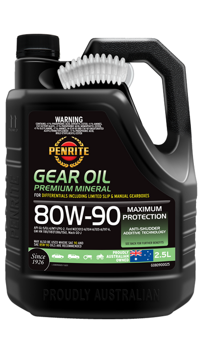 Penrite Mineral Gear Oil 80W90 2.5L