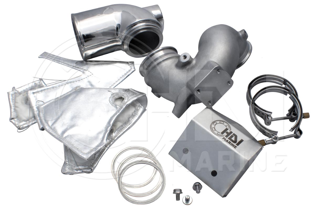 Exhaust Mixer/ Dry elbow  Kit Fits 4LHA “Z” Series Engines ( HOT4KIT4)
