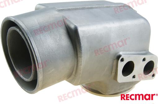 Volvo Penta Exh Elbow 859963 31 & 41 Series (dual water inlet) Cast 316 Replacement from RECMAR