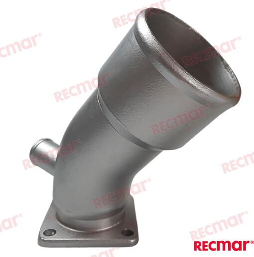 Yanmar 3JH, 4JH Stainless Steel Exhaust Mixing Elbow Replacement RECMAR -MAR13561INOX