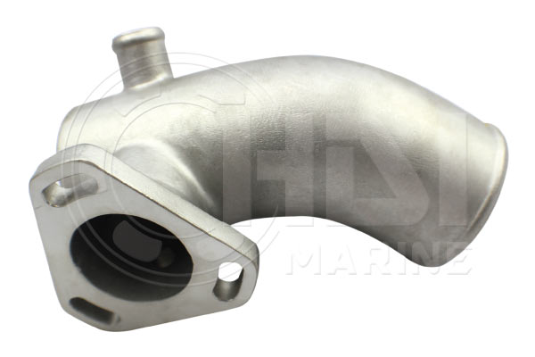Yanmar 4JH3, 4JH4 129673-13551 316 Stainless Mixing Elbow (Offset water intake) Replacement- HDI L3