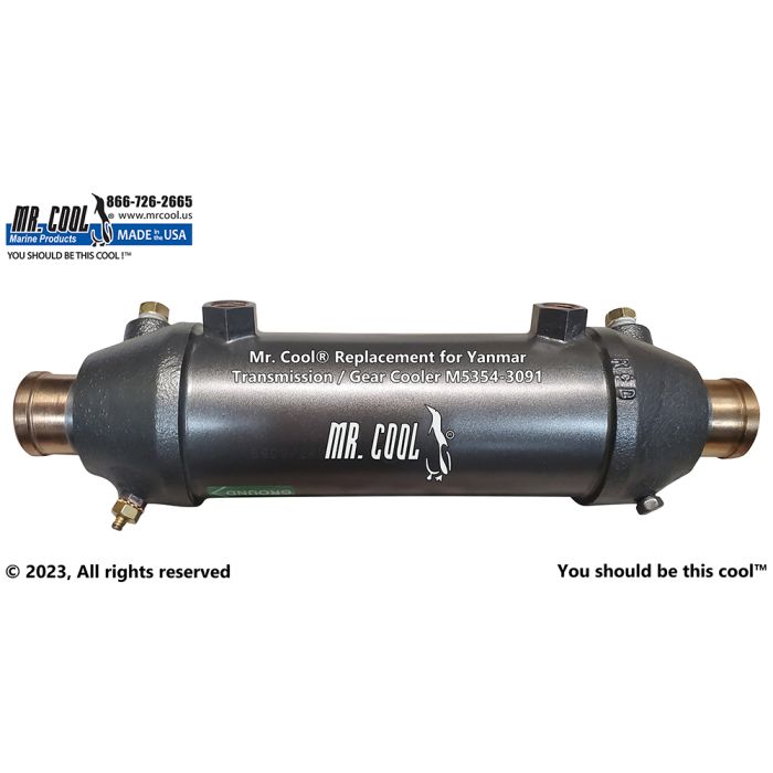 Oil Cooler Yanmar ZF85A M5354-3091CN Replacement Mr Cool