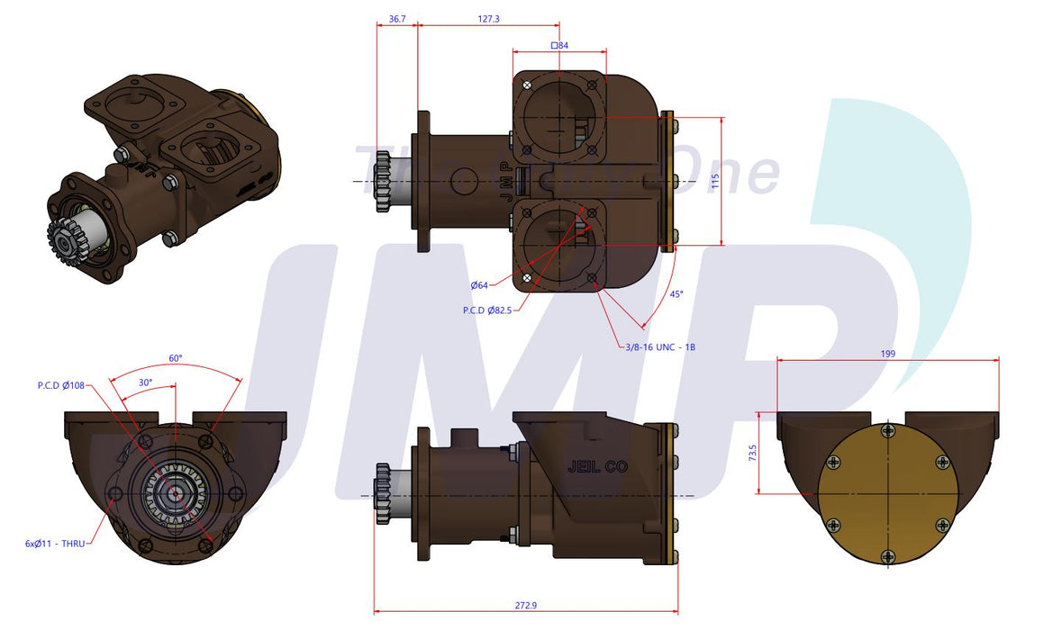 Detroit Diesel 8V92TA & 16V92TA Seawater Pump Replacement G6300