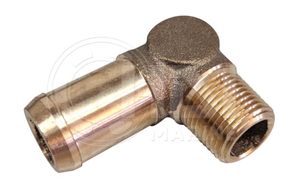 Yanmar  124070-13300 Threaded Hose Fitting Replacement used with  128370-13600 elbow
