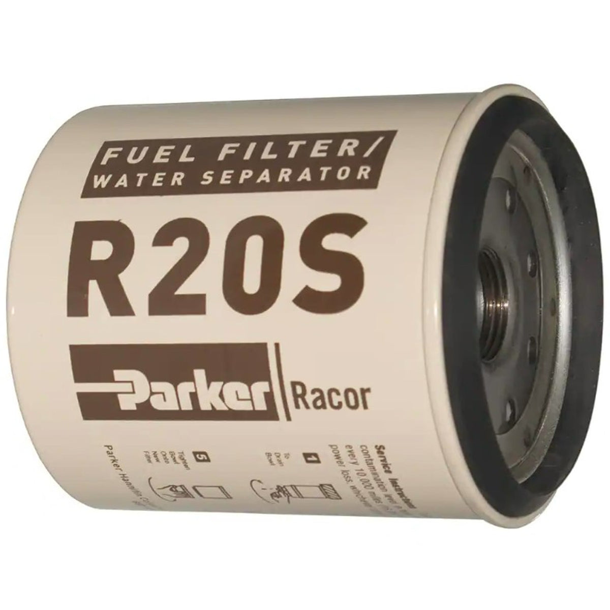 Racor R20S (2 micron) Diesel Spin-on Fuel Filter / Water Separator ...