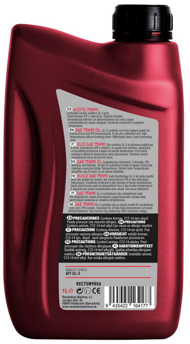 Reclube 75w90 Marine Transmission Oil 1L