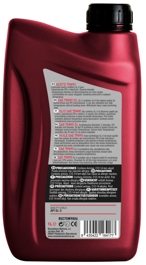 Reclube 75w90 Marine Transmission Oil 1L