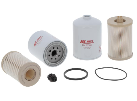 Fuel Filter kit, John Deere 6068, + others, Hifi KN 70303