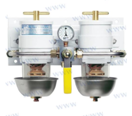 RACOR DUPLEX 500MA Series Marine Fuel Filter / Water Separator Assembly