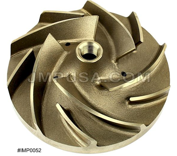 Gilkes Brass Impeller IMP0052, MTU2000 Impeller 8692010025 MTU2000, MDEC, M90 Series