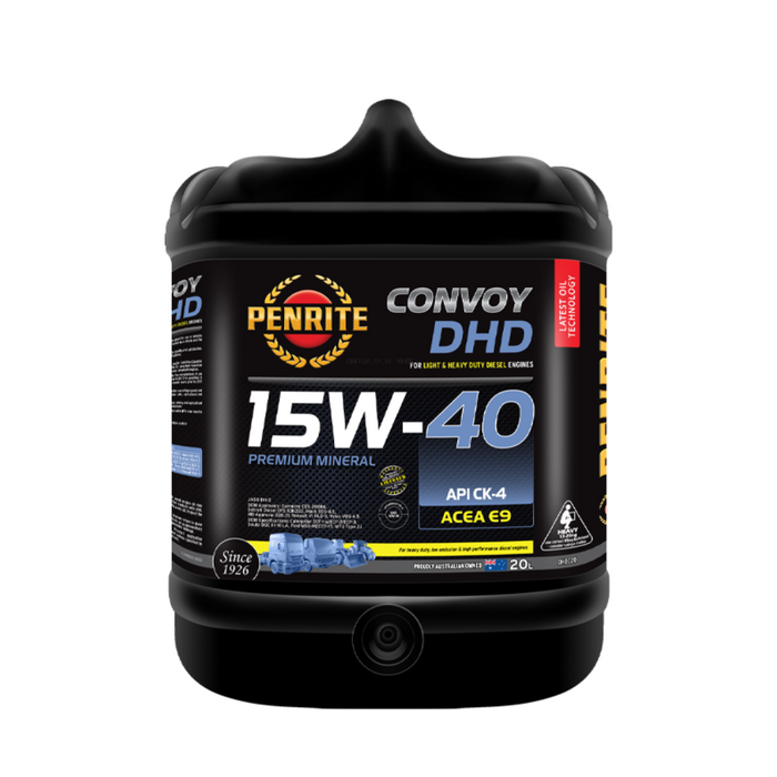 Penrite DHD 15W40 Premium Mineral 20L Volvo Penta VDS-4.5 approval
