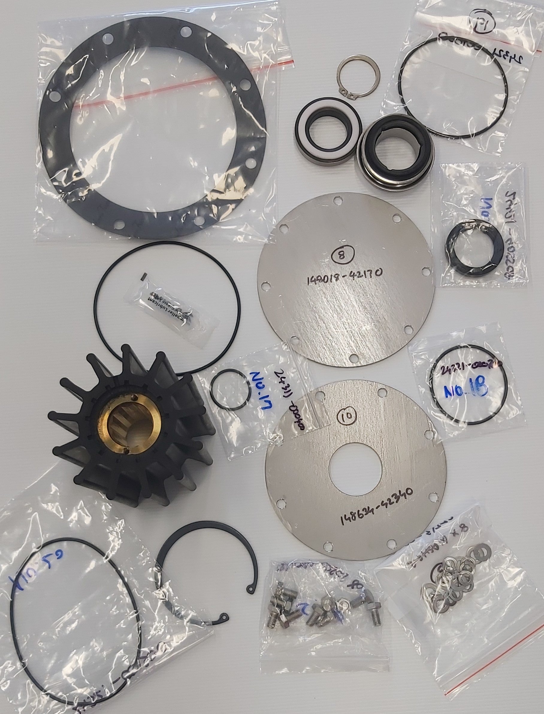 Yanmar 6AYM Seawater Pump 748660-42014-Minor Servie Kit(MNK) for Pump DJ-Y18001-A
