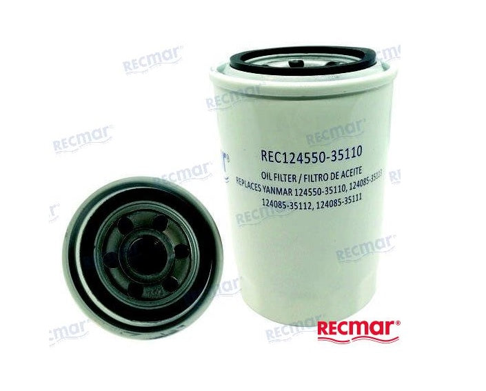 Yanmar Oil Filter 124085-35113 124085-35170 Replacement REC 124550-35110