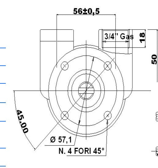 Ancor AN 3366 / ST142 Pump replaces Johnson Pump  10-32058- VP AQ170/175/121