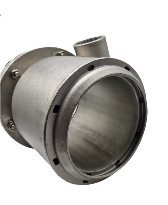 6"x 8" Cast 316 Stainless Steel Exhaust Mixing Elbow Kit