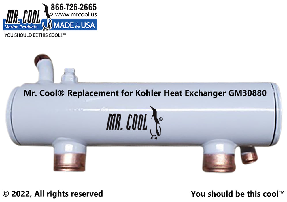 Kohler 9/10, 23/27 Heat Exchanger GM30880 Replacement Part 229058