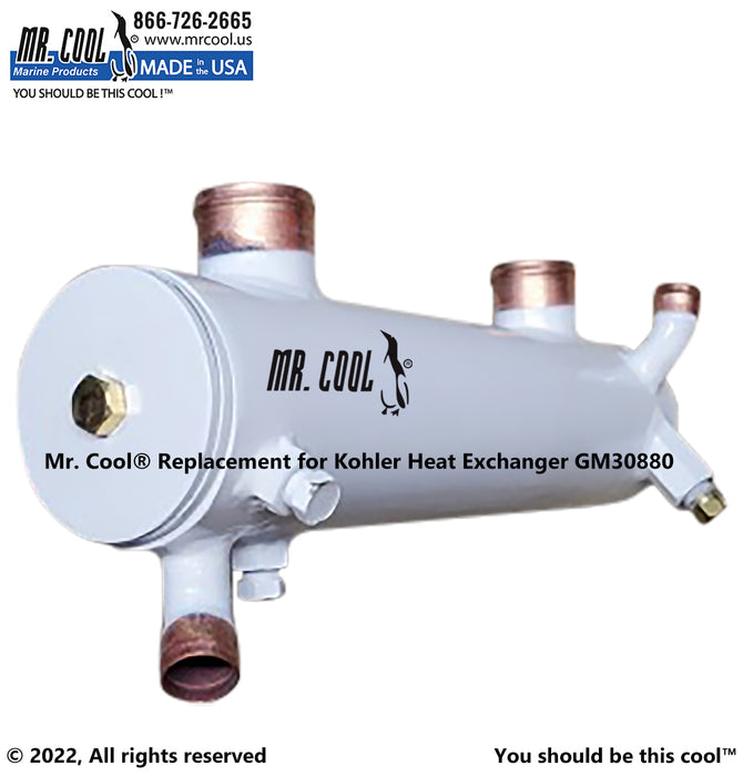 Kohler 9/10, 23/27 Heat Exchanger GM30880 Replacement Part 229058