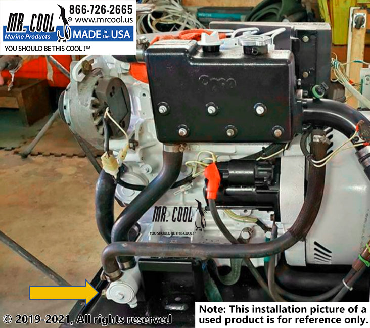 ONAN MDKAL, MDKAV /AW/AZ HEAT EXCHANGER 130-4702, 130-4985-03, 130-6547-03