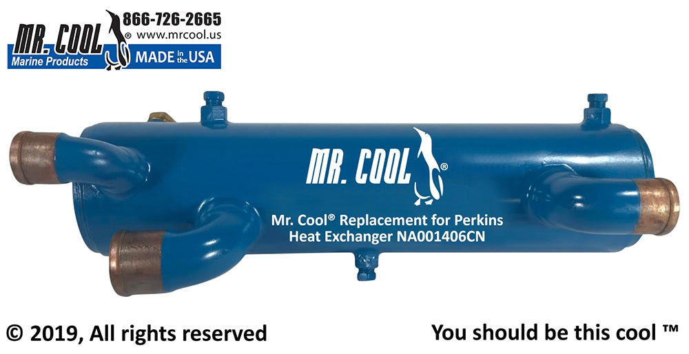 Perkins 4.108 4.107 Heat Exchanger Replacement Part NA001406CN