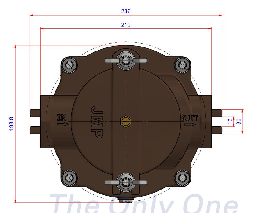 Seawater Strainer 1-1/2" - Bronze (JMP) JPR-ST4010