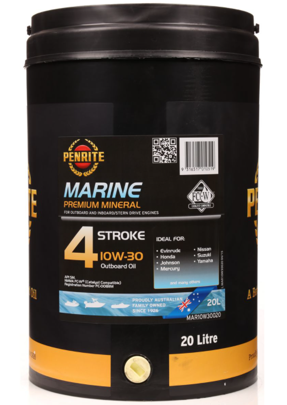 Penrite Marine Outboard 4 Stroke Oil 10W-30 20 Litres