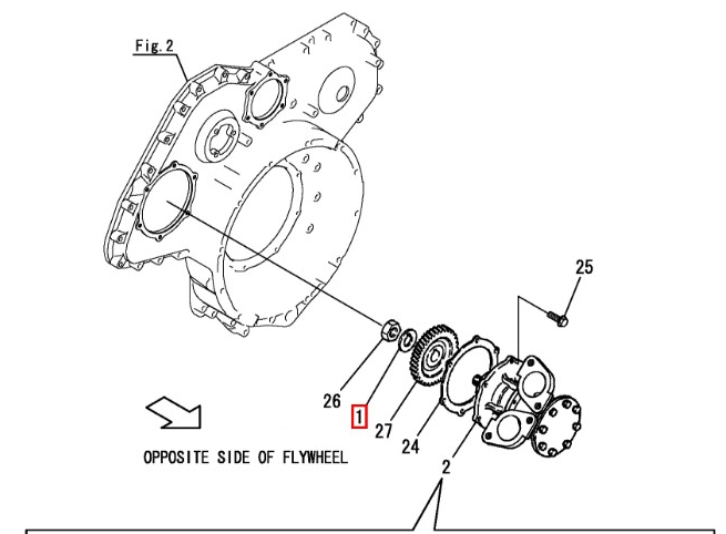 Yanmar 6HYM Seawater Pump 126613-42012 Replacment DJ-Y18021
